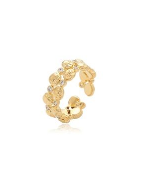 Adjustable Gold Ring 14k Gold Plated Statement Dainty Jewelry